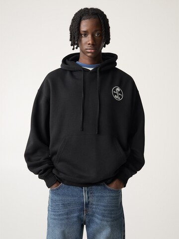 Pull&Bear Mikina – černá