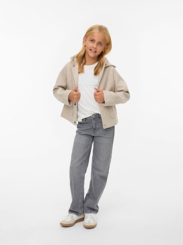 Veste mi-saison 'VMFortunerome' Vero Moda Girl en beige : devant