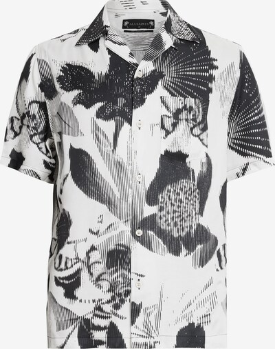 AllSaints Button Up Shirt 'FREQUENCY' in Black / White, Item view