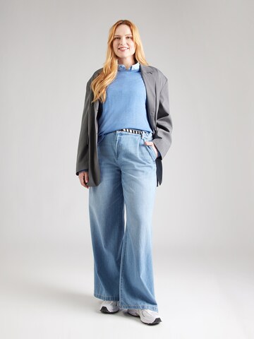 ONLY Carmakoma Svetr – modrá