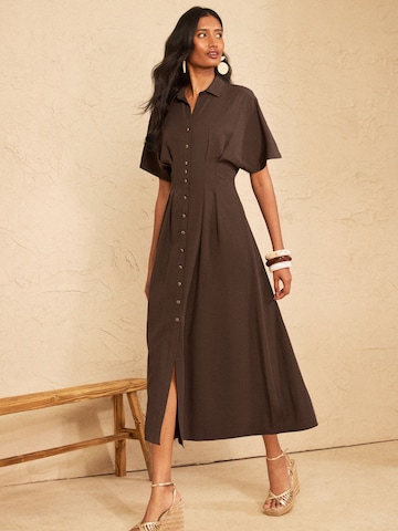 love & roses Kleid in Braun