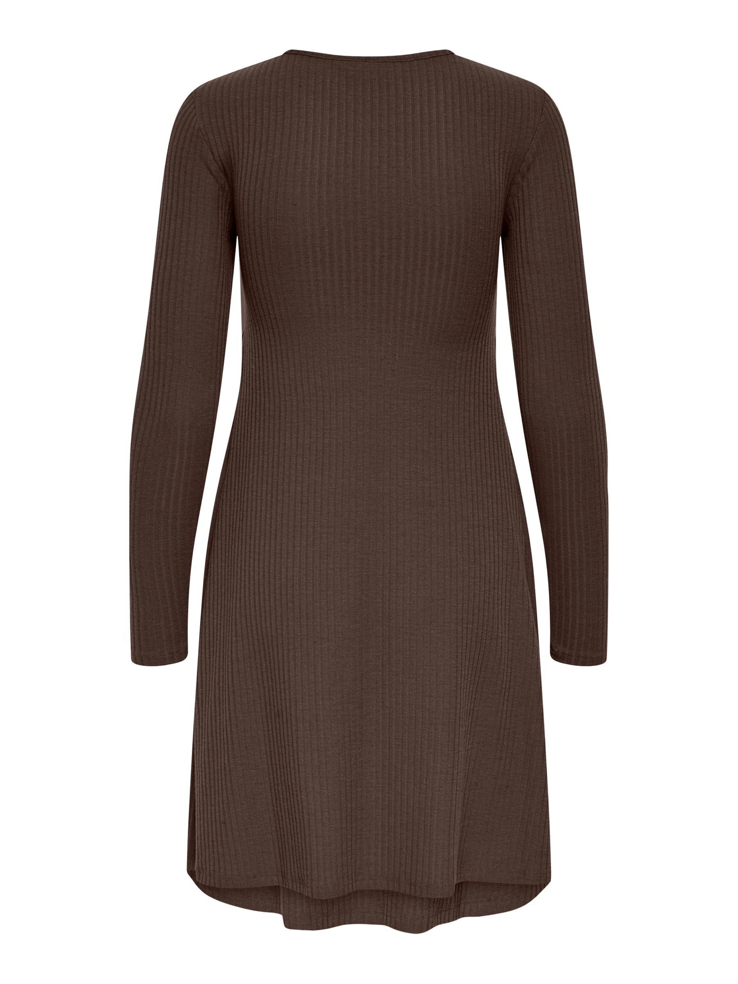 Only Maternity Kjole 'OLMMALAYA' i brun