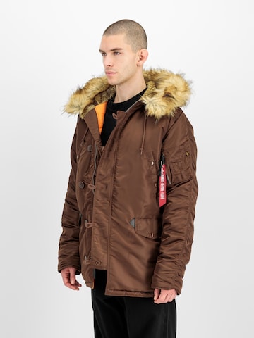 ALPHA INDUSTRIES Jacke 'N-3B VF 59' in Braun: Vorderseite
