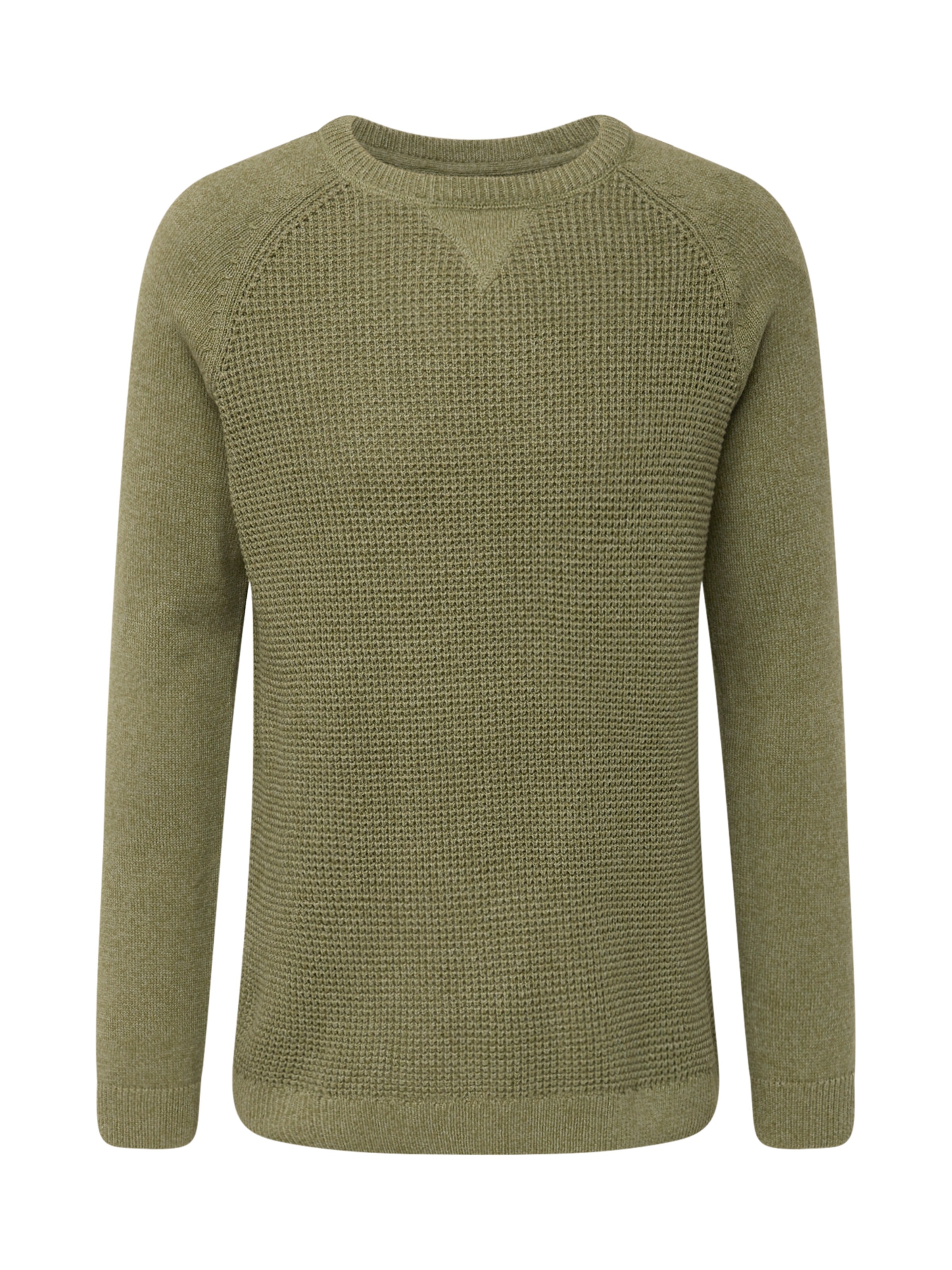 QS Pullover in Grün: Vorderseite