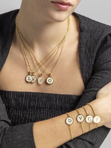 Luxenter Armband 'Alphabet'‌‌‌‌ in Gold