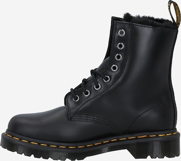 Dr. Martens Ankelstøvletter med snøring '1460 Serena' i svart