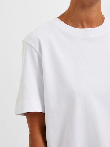 SELECTED FEMME Shirt 'SLFESSENTIAL' in Wit