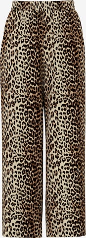 PIECES Wide Leg Hose 'PCTiffany' in Schwarz: Vorderseite