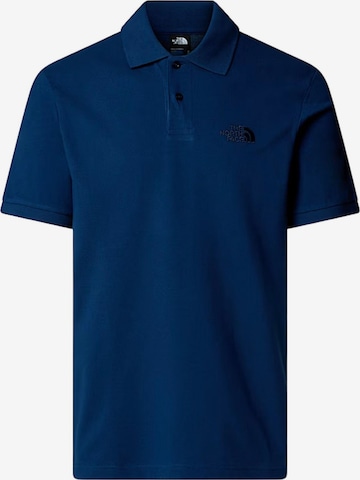 THE NORTH FACE - Camiseta 'THE NORTH FACE M ESS RG POLO TEE POLO' en azul: frente
