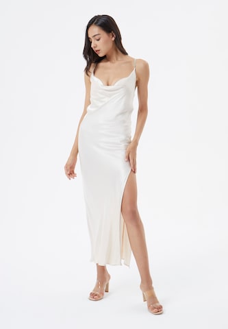 AIKI KEYLOOK Avondjurk 'Wildasher' in Wit: voorkant