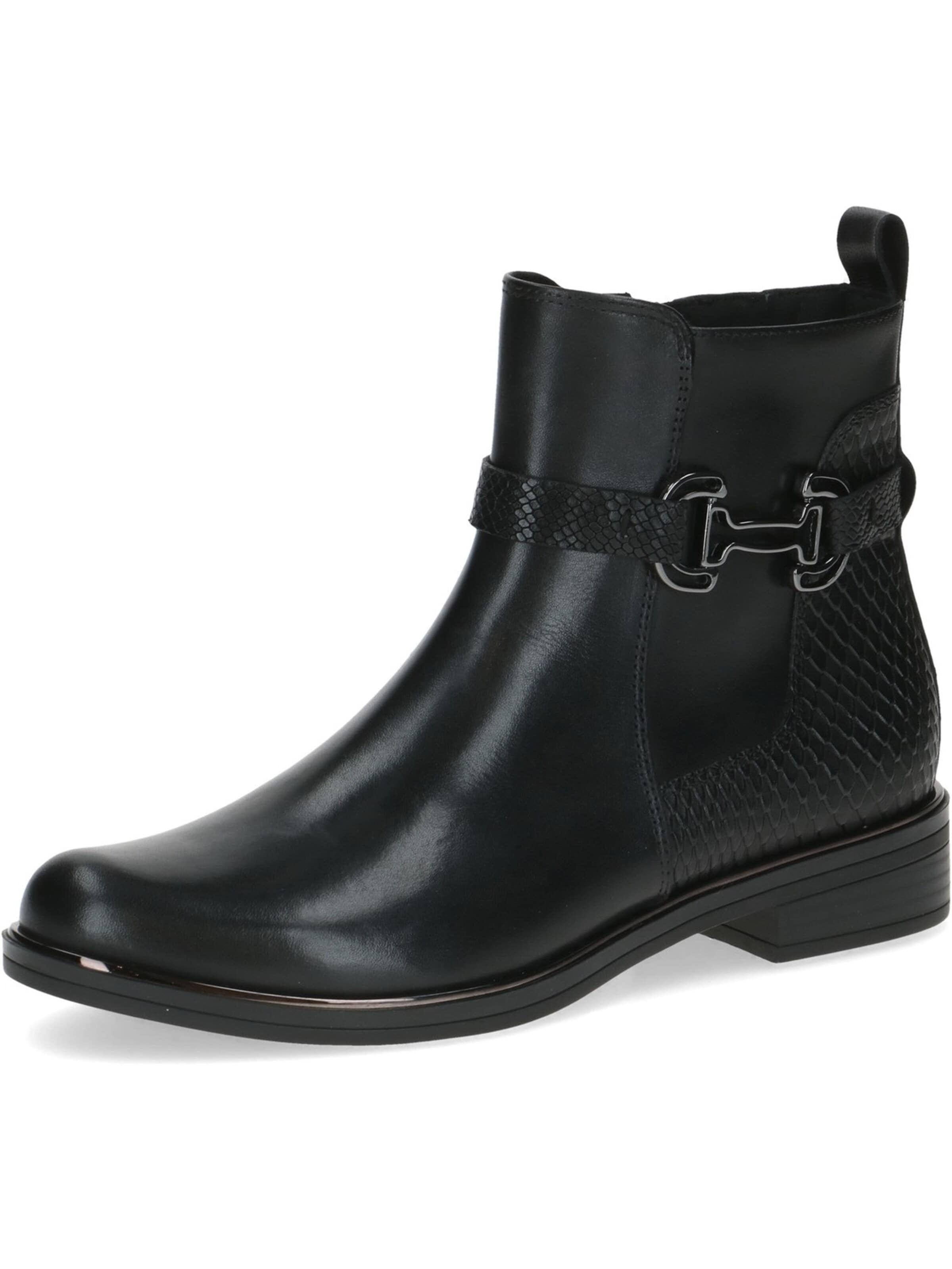 CAPRICE Chelsea Boots 'Caprice Stiefelette - Schwarz Combi Leder' in 37,5 in Black, Item view
