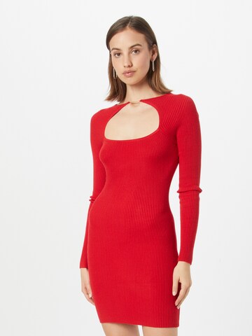 Abercrombie & Fitch Jurk in Rood: voorkant