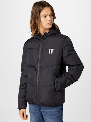 11 Degrees Between-season jacket in Black: front