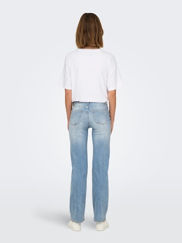 ONLY Baggy Jeans 'Blush' in Blauw