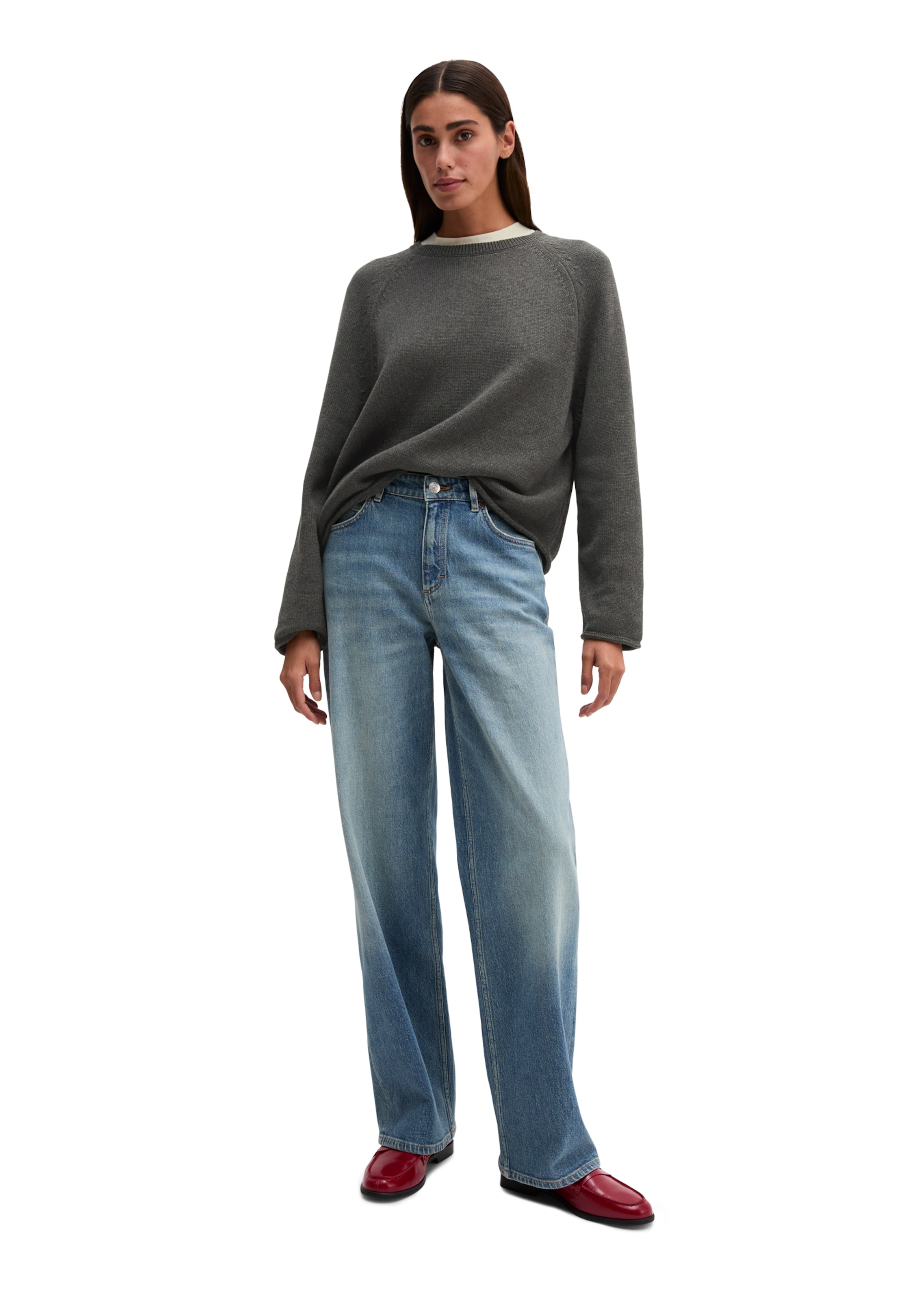 Marc O'Polo Pullover in Grau: Vorderseite