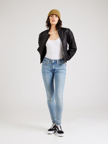 LEVI'S ® Skinny Jeansy '711' w kolorze niebieski