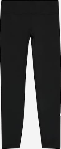 NIKE Skinny Workout Pants in Black: front
