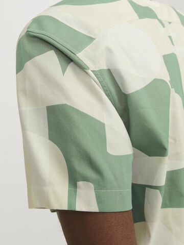 JACK & JONES Comfort fit Overhemd 'JJRBCARNABY' in Groen