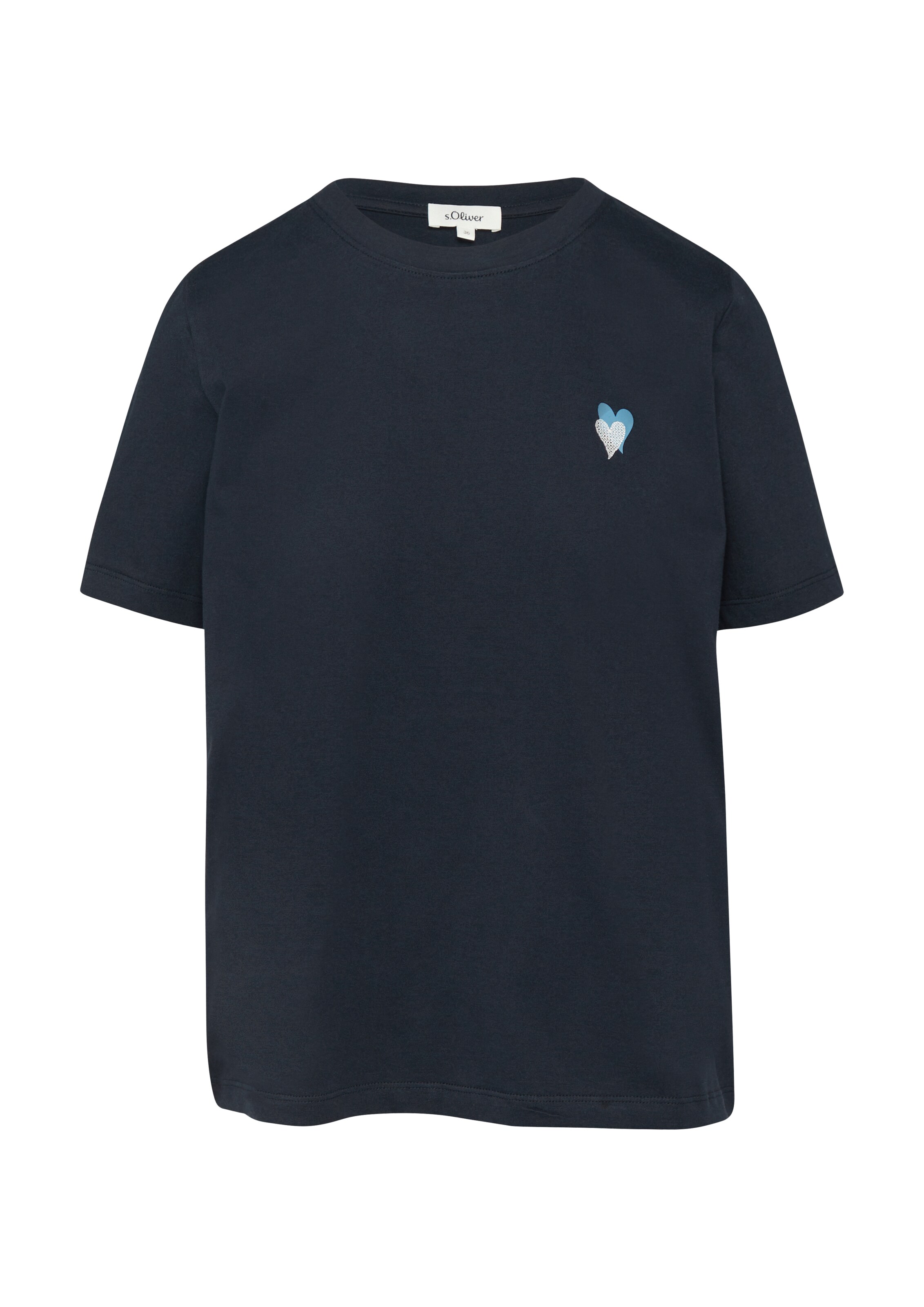 s.Oliver Shirt in Blauw: voorkant