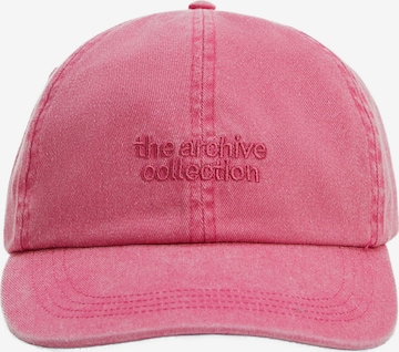 Casquette MANGO en rose : devant