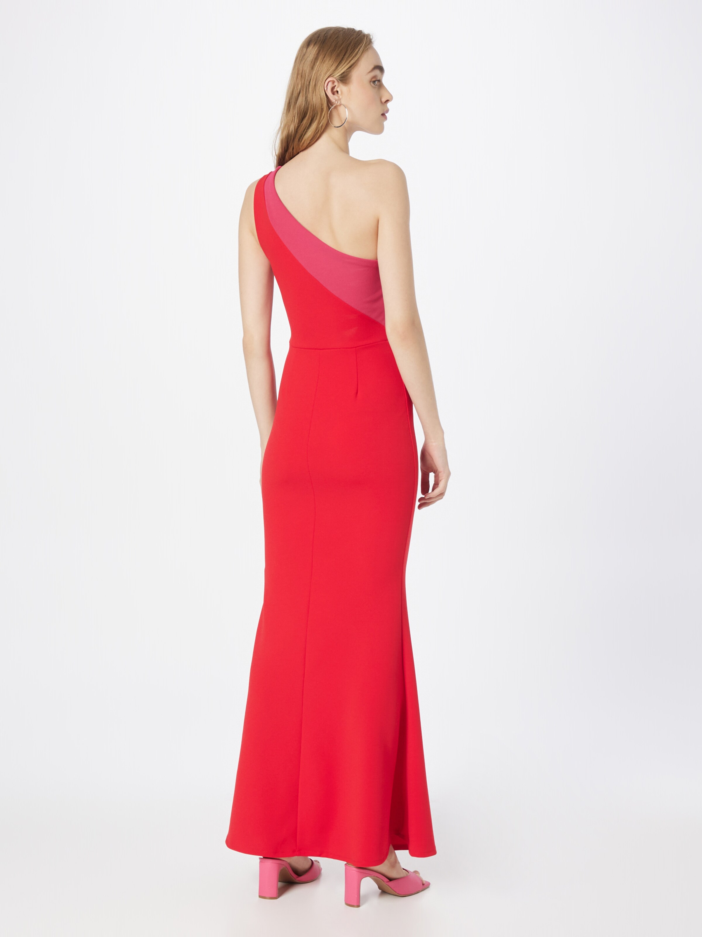 Pastel red deals dress