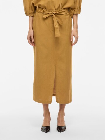 VILA Skirt in Yellow: front