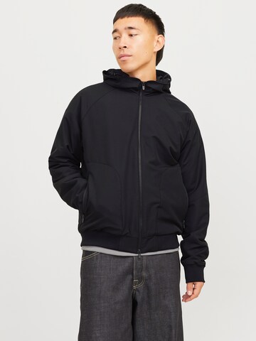JACK & JONES Overgangsjakke 'JJEPerfect' i sort: forside