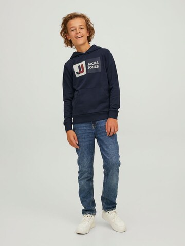 Felpa 'LOGAN' di Jack & Jones Junior in blu