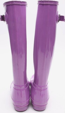 HUNTER Dress Boots in 38 in Purple