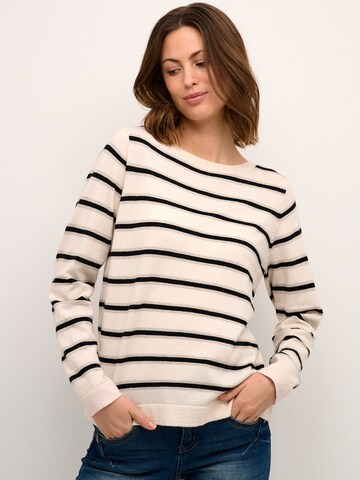 Pullover 'Dela ' di Cream in beige: frontale