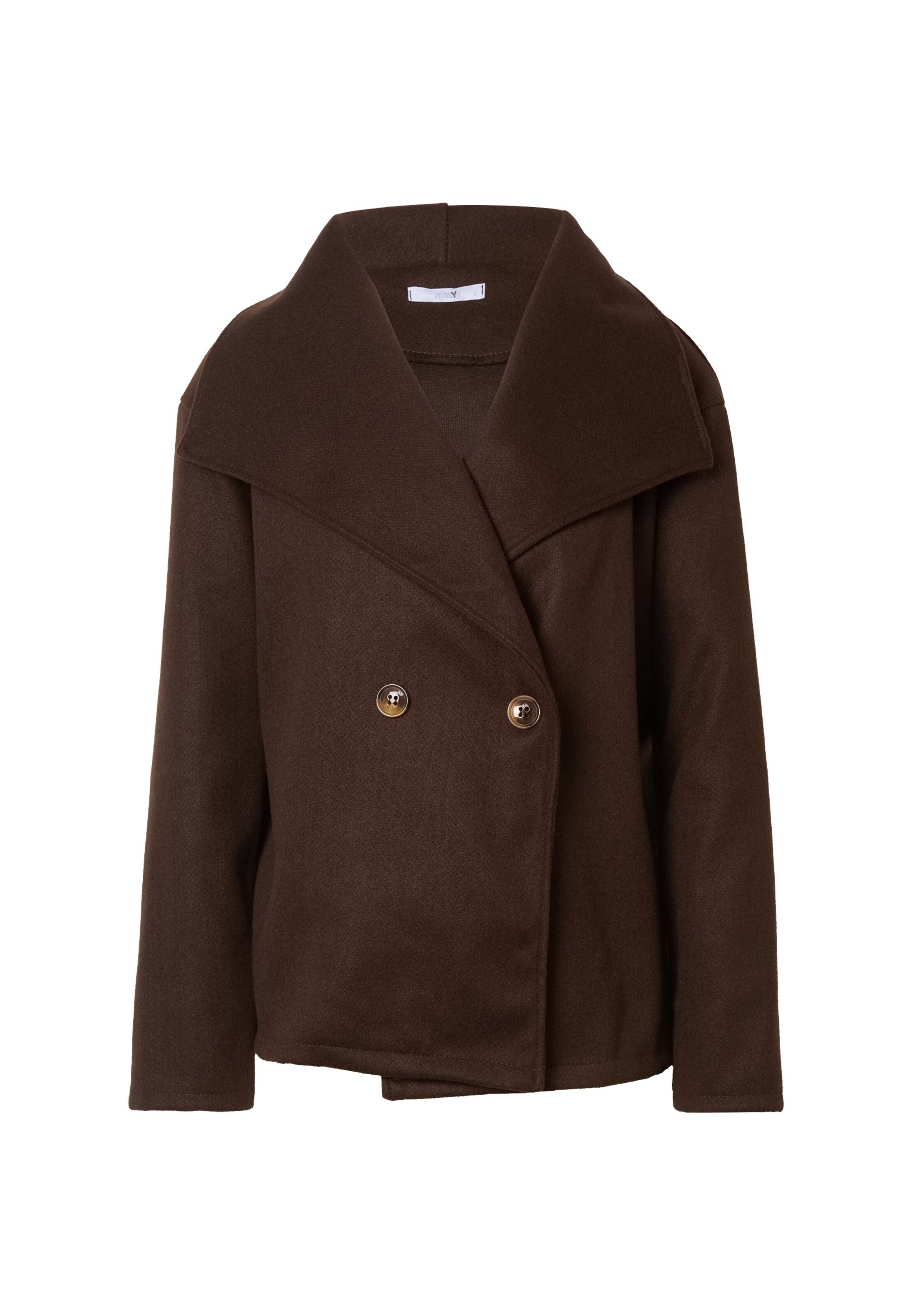 Manteau mi-saison 'Ca44ssie' Hailys en marron : devant