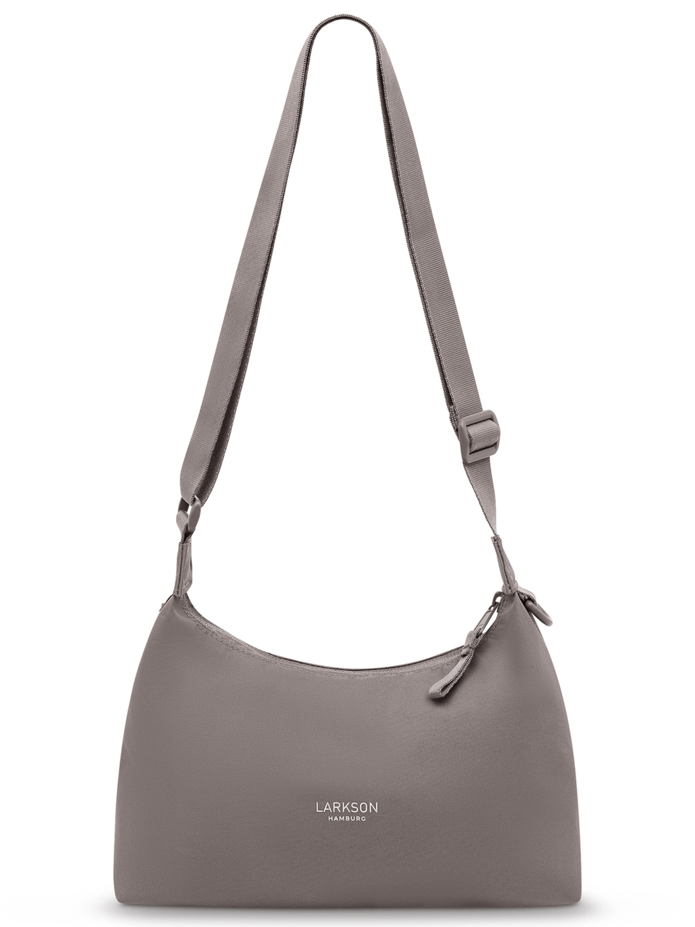 LARKSON - Mala de ombro 'Ebba Small' em castanho: frente
