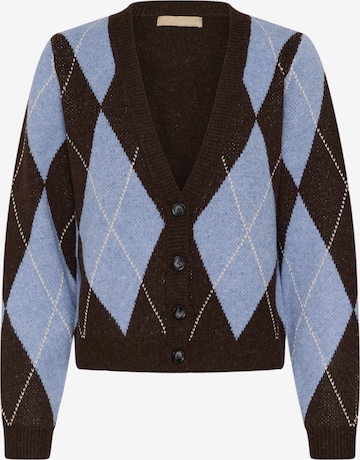 CULTURE Kardigán 'argyle' - barna: elől