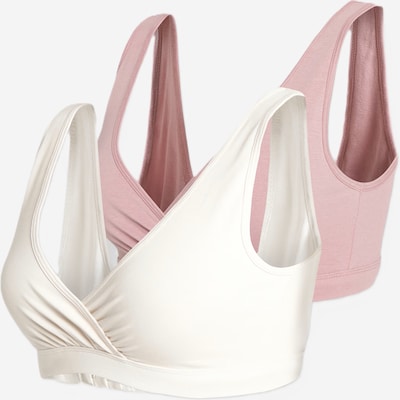Lindex Maternity Imetysliivit koossa 75 värissä vanha roosa / valkoinen, Tuotenäkymä