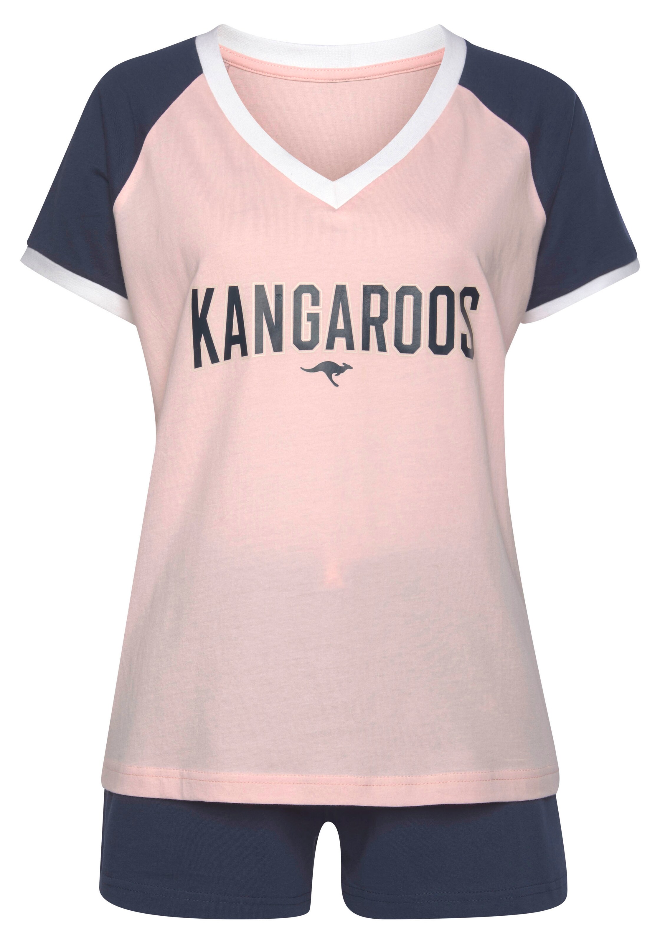 KangaROOS Шорти в синьо: отпред