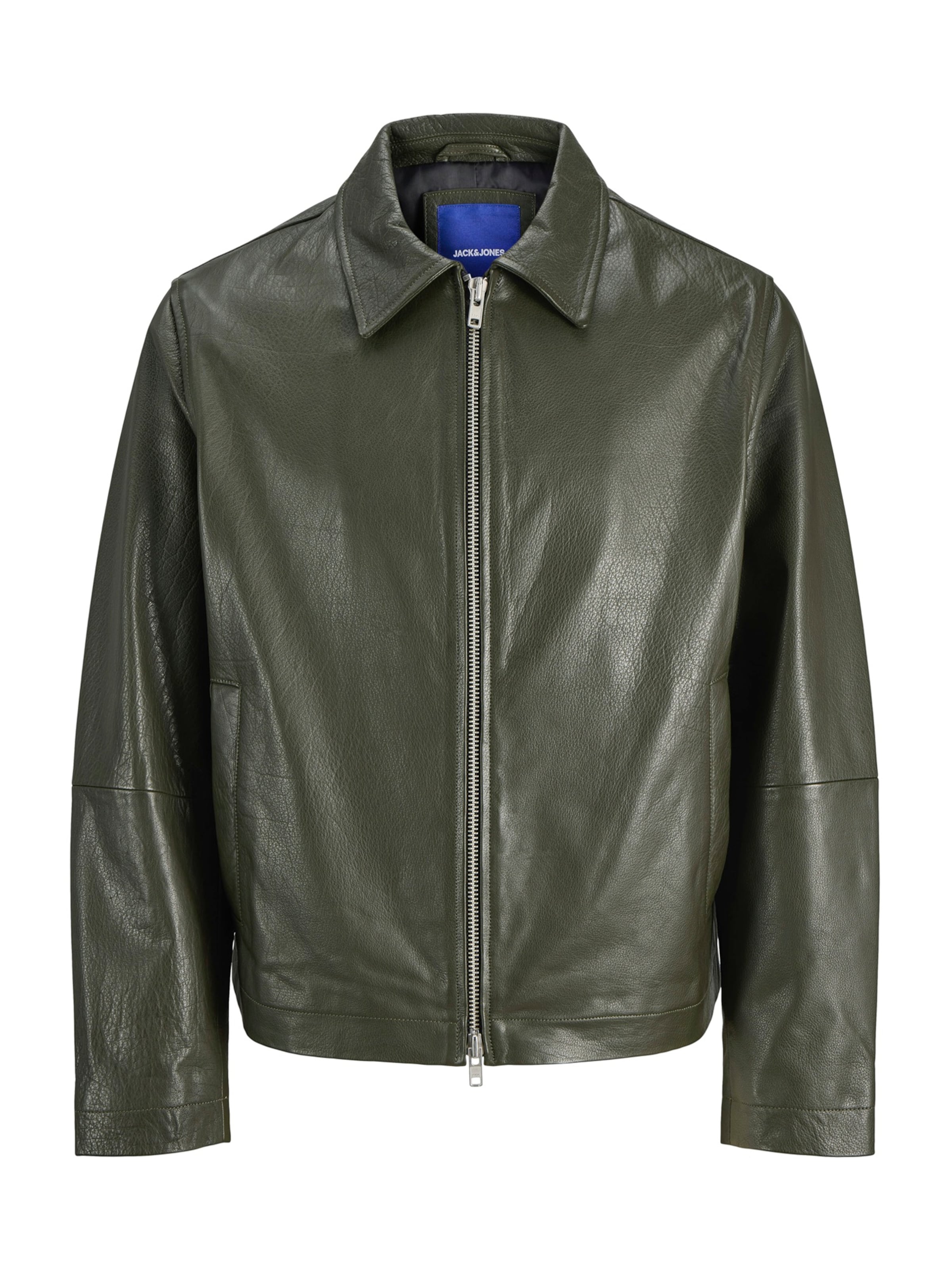 JACK & JONESPrijelazna jakna 'JORMERCER' - zelena boja: prednji dio