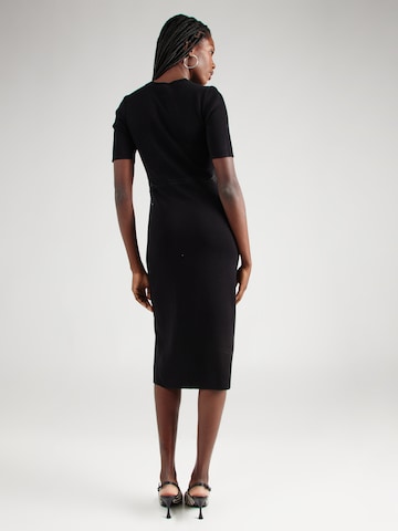 DKNY Πλεκτό φόρεμα σε μαύρο