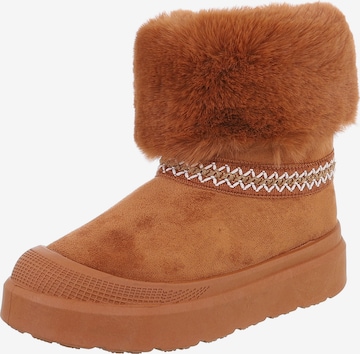 Ital-Design Snowboots in Beige: Vorderseite