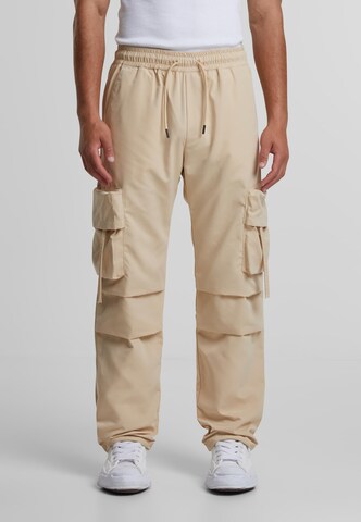 2Y Studios Loosefit Cargobyxa 'Taro' i beige: framsida