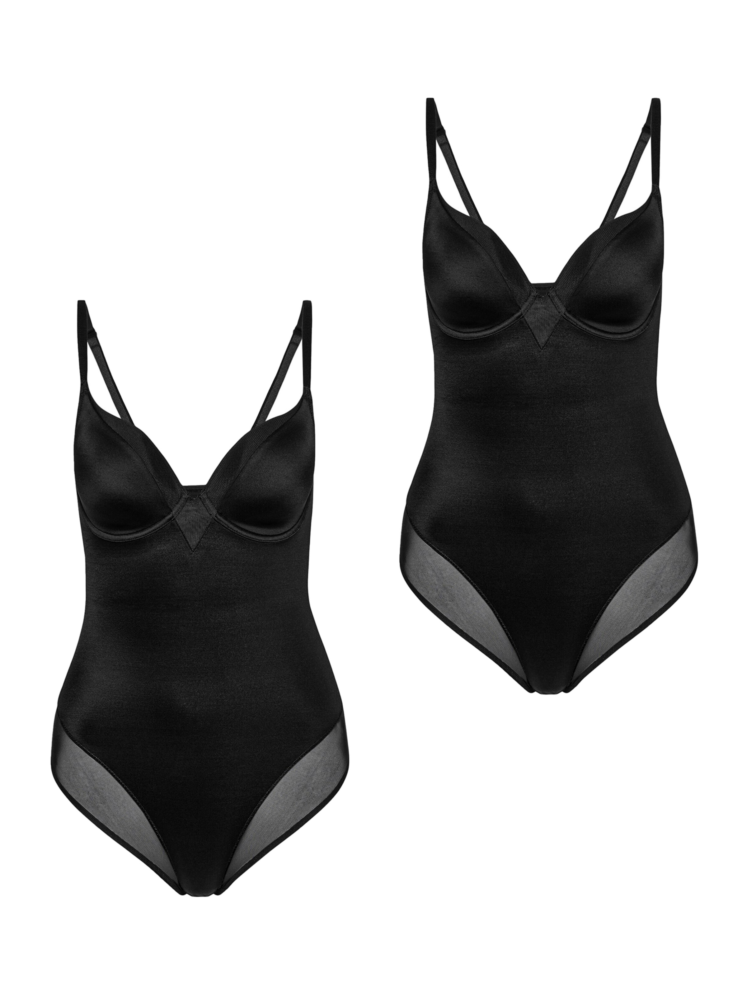 TRIUMPH Bodysuit ' True Shape Sensation ' in Black: front