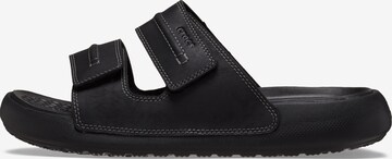 Crocs Badeschuh in Schwarz: predná strana