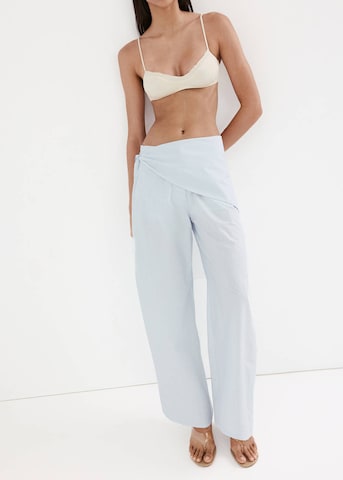 MANGO Baggy Pants in Blue