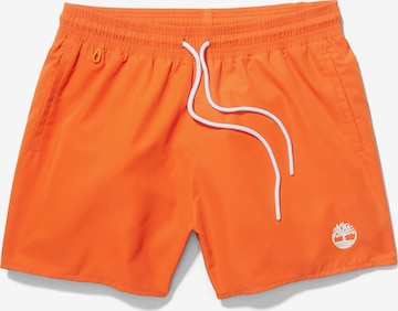 TIMBERLAND Board Shorts 'Solid Swim' in Orange: front