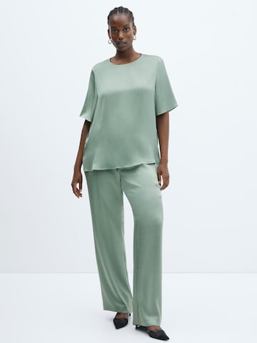 MANGO Blouse 'MASSIM' in Green: front