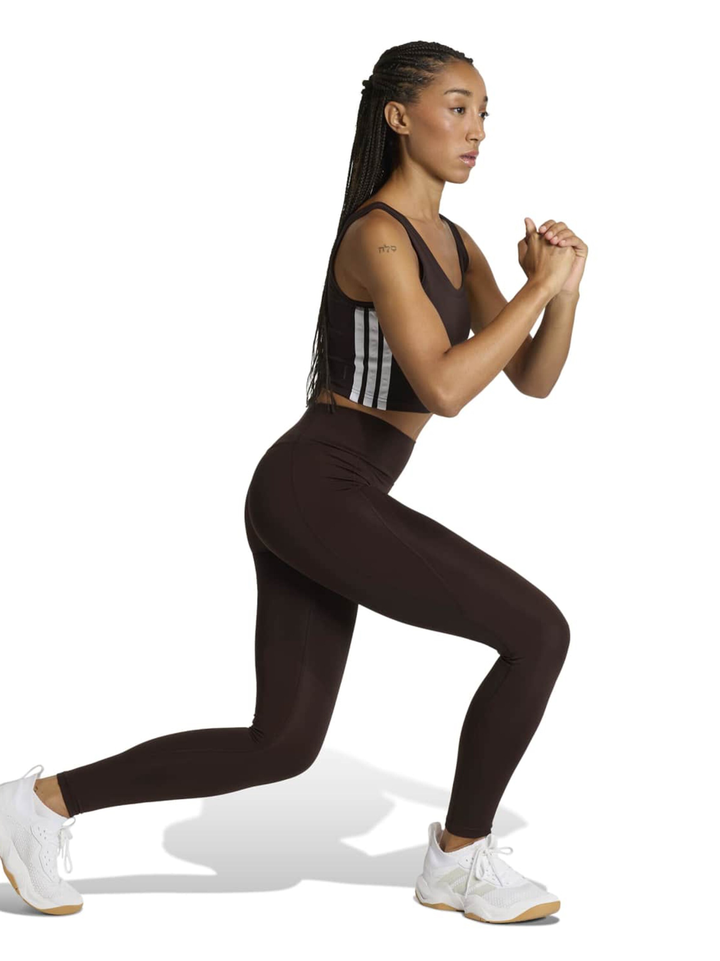 ADIDAS PERFORMANCE Αθλητικό τοπ σε καφέ