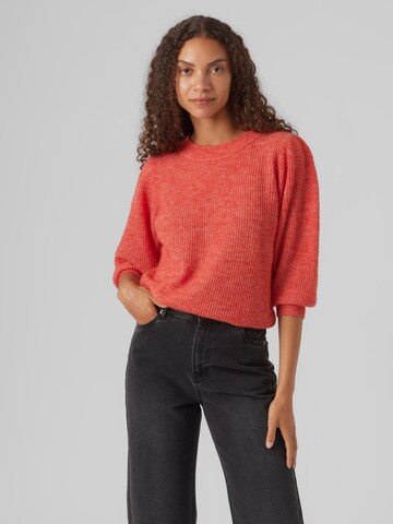 Pullover 'VMVigga' di VERO MODA in rosso: frontale