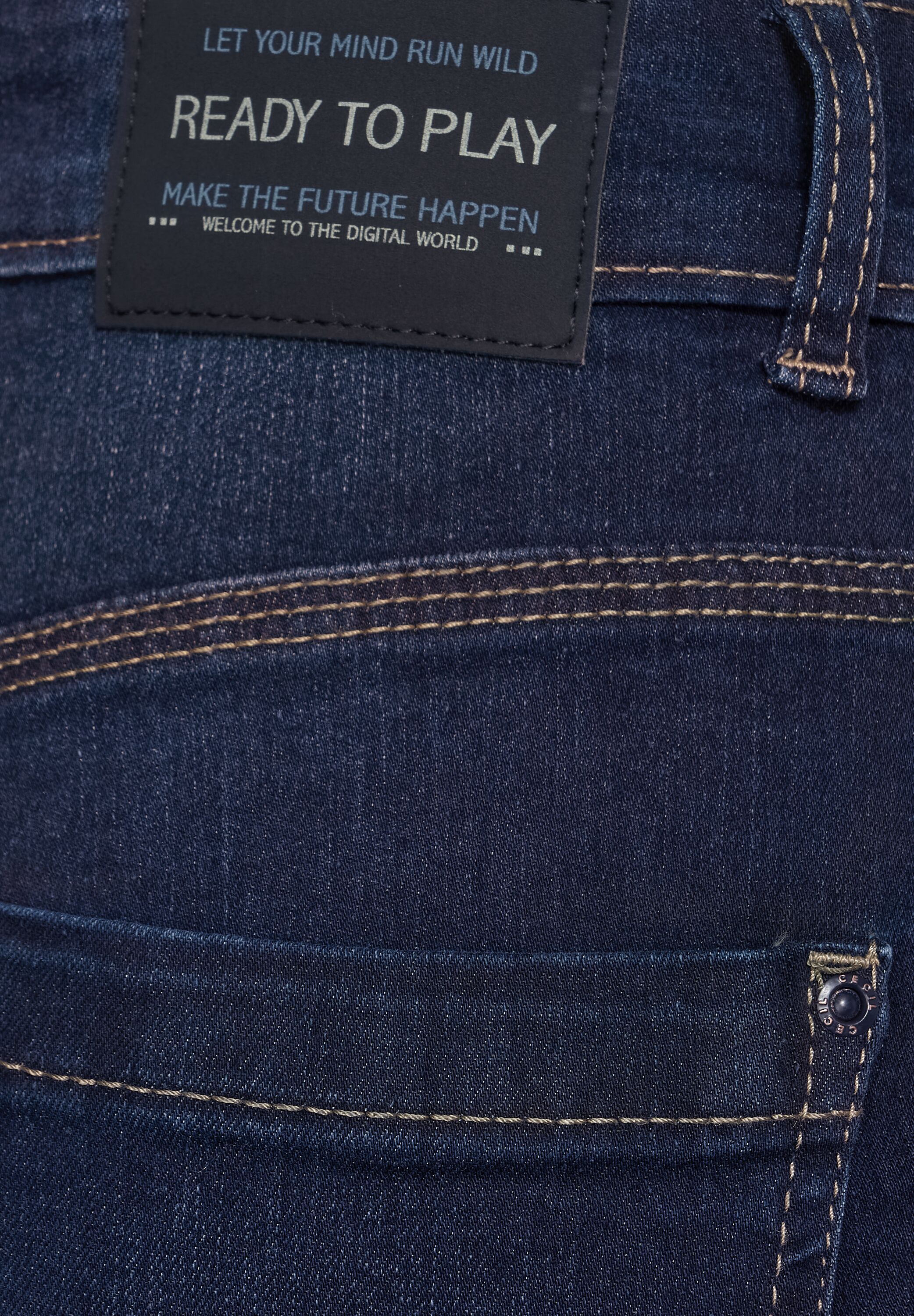 CECIL Jeans in Dunkelblau 