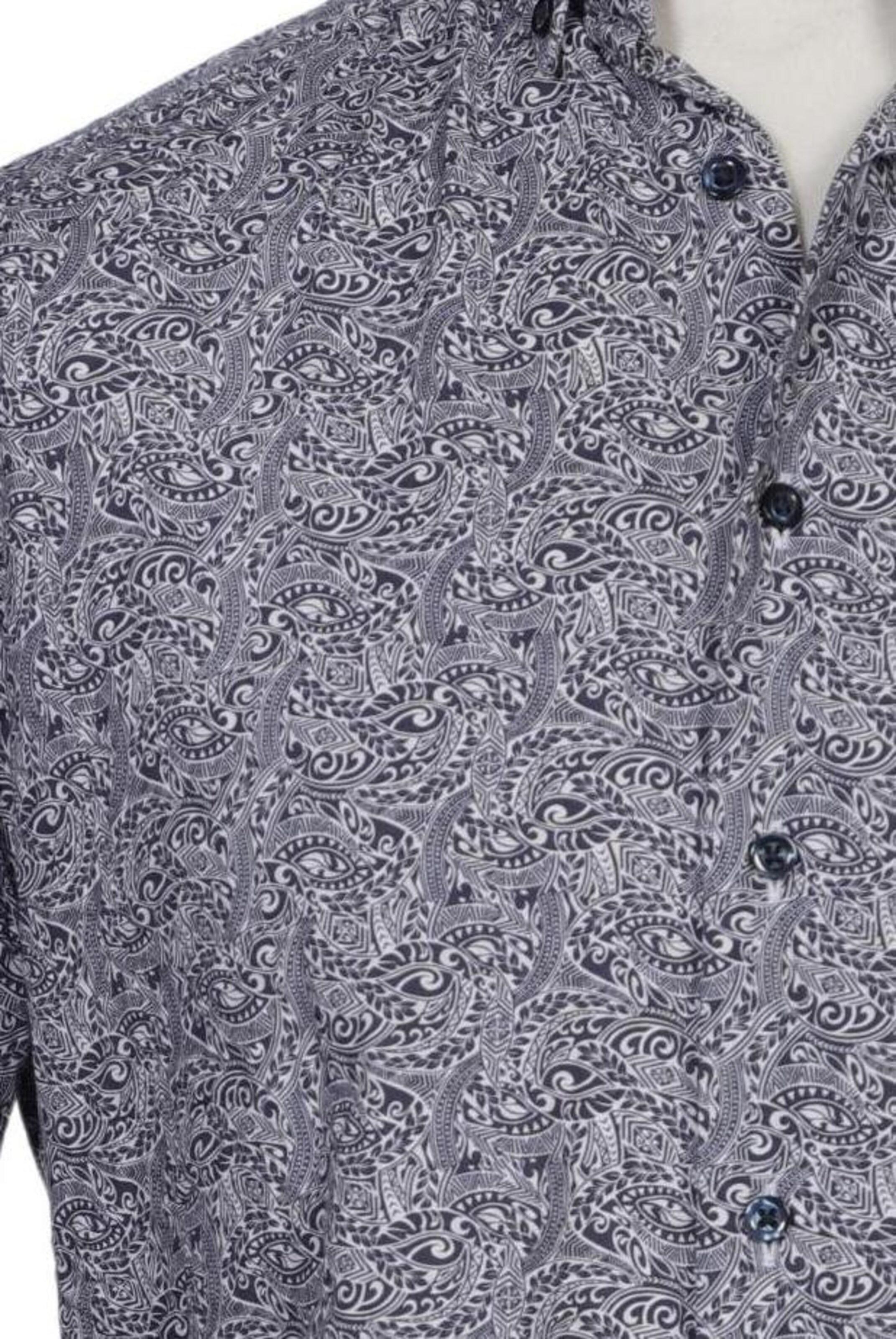 ETERNA Button Up Shirt in M in Blue