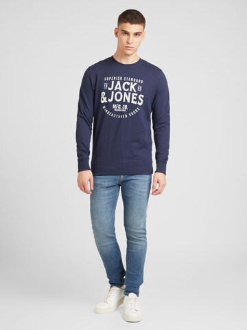 JACK & JONES Sweatshirt 'JJJeans' in Blue