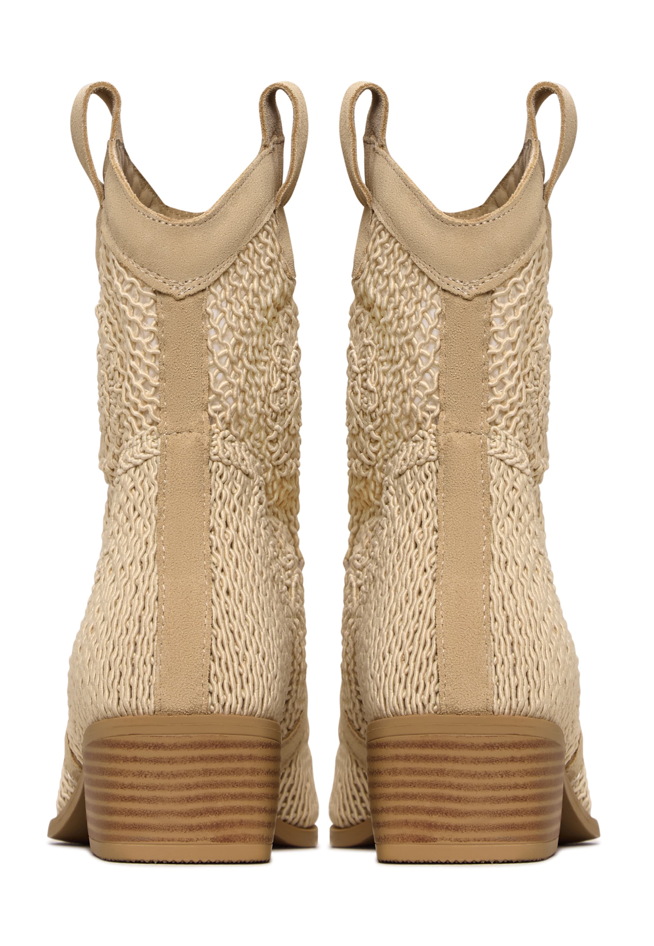 CESARE GASPARI Cowboylaarzen in Beige
